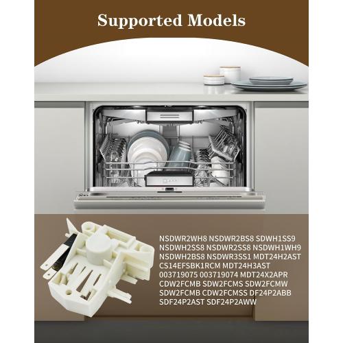 17476000012184 Dishwasher Door Latch Switch Fit for Midea INSIGNIA Replaces AP7175456