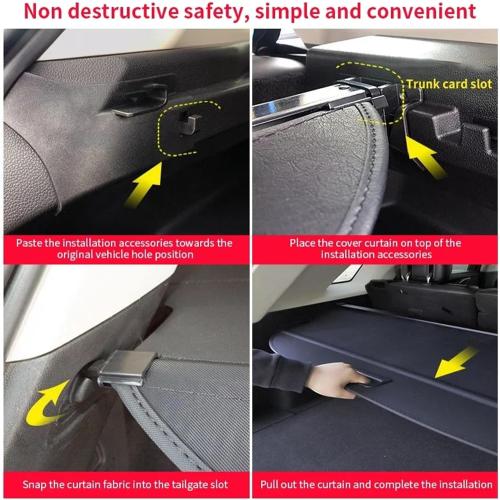 for Acura MDX YD3 YD4 MK3 3th 3Gen 2014~2020 2015 Car Trunk Cargo Cover Luggage Storage Rear Boot Tray Security Shielding Shade(2014-2018)