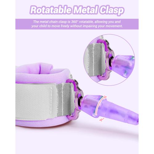Dr.meter 8.2ft Length Kids Safety Leash for Toddler with Key & Lock
