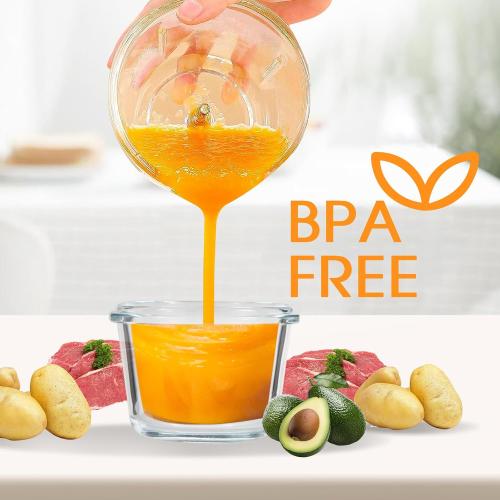 Baby Food Blender, Baby Food Maker & Food Processor, Medium, White