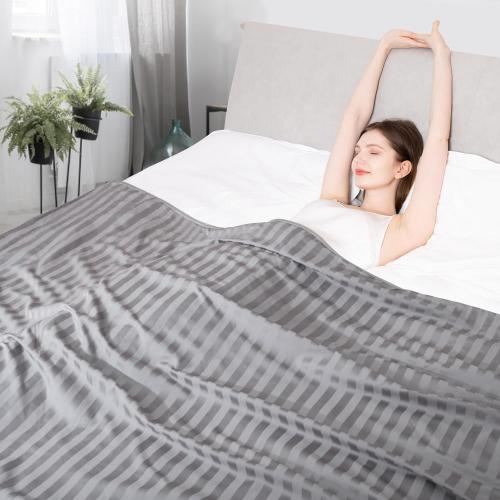 Elegear Revolutionary Cooling Blanket Twin, Absorbs Heat to Keep Body Cool for Night Sweats, Double Sided Arc-Chill3.0 Cooling Fiber Q-Max>0.5, Lightweight Summer Cold Blankets for Sleeping, 59“ x 79”