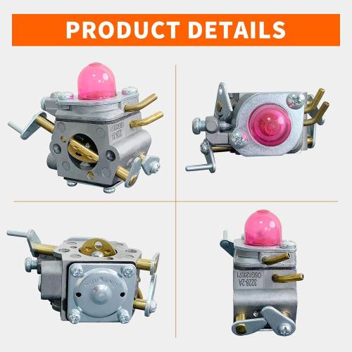 Ruixing OEM 531127910 Carburetor for Husqvarna 130L 330LK 130C Gas String Trimmer, Straight Shaft Gas Weed Eater 28cc 2-Cycle engine