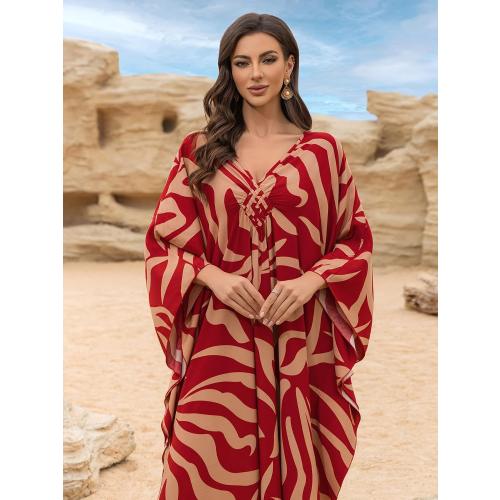 Women’s Kaftan Beach Cover Up Dress Plus Size Summer Swimsuit Loungewear Maxi Dress