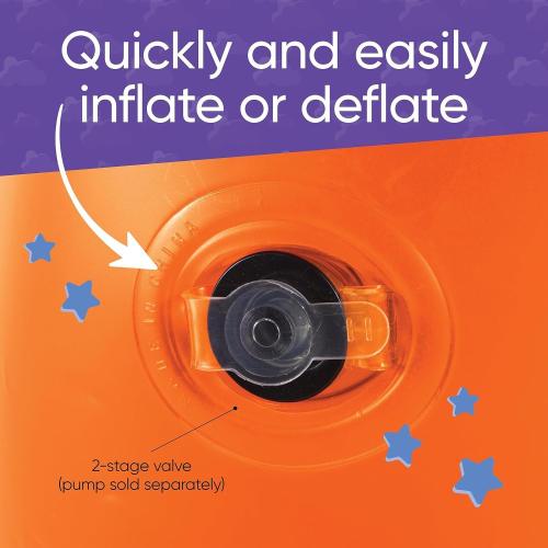 HearthSong Roll with It! 2.0 Giant Inflatable Rainbow Land Roller with Mesh Interior for Active Outdoor Play, 67 Outer Diam. x 45 Inner Diam., Holds up to 300 lbs.