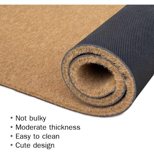 No Soliciting Please Go Away 30x18 Keep Dirt Out with Rubber Door Mat Outdoors Outdoor Doormats for Front Door Winter Door Mat Outdoor Non Skid Rug
