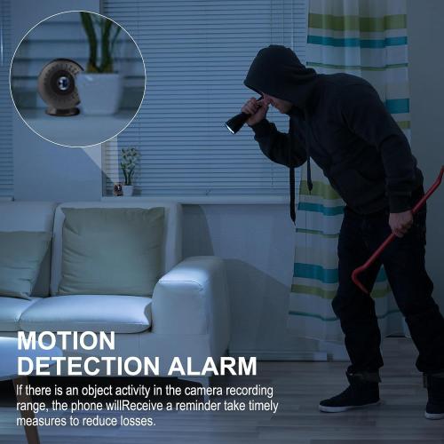 2K MiniSmart Hidden HD Cameras Wireless WiFi Camera for Home Security - Night Vision, Motion Detection, Built - in Battery, App Control (iOS & Android) - Ideal Indoor Nanny, Pet & Dog Camera