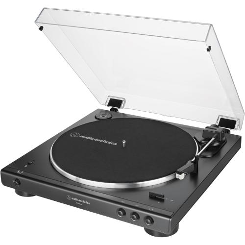 Audio-Technica AT-LP60XBT-BK Fully Automatic Wireless Belt-Drive Turntable (Black) (ATLP60XBTBK)