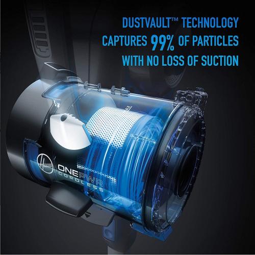 Hoover ONEPWR Blade MAX High Performance Cordless Stick Vacuum Cleaner, Lightweight Stick Vac, Extra Battery, Powerful Digital Motor, Captures 99% of Particles, Cordless Vacuum Cleaners for Home Use