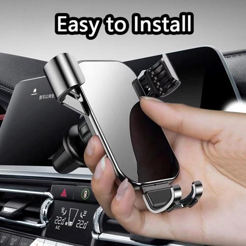 Car Phone Mount for Smart 451 453, 360° Rotation Phone Holder with Anti-Shake, One-Touch Release, One-Hand Operation, Widely Compatible with Smart 451 453phones,A Red