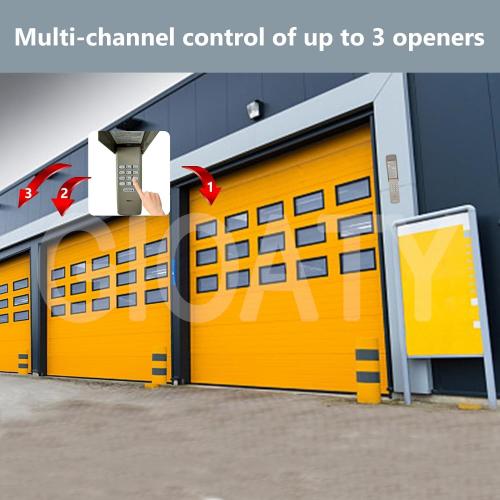 Universal Garage Door Opener Keypad for Liftmaster Chamberlain Craftsman Wayne Dalton Openers Produced Since 1993, Wireless Keypad Keyless Entry, Replaces 877/878MAX 377/977/877/66LM, Safe Security