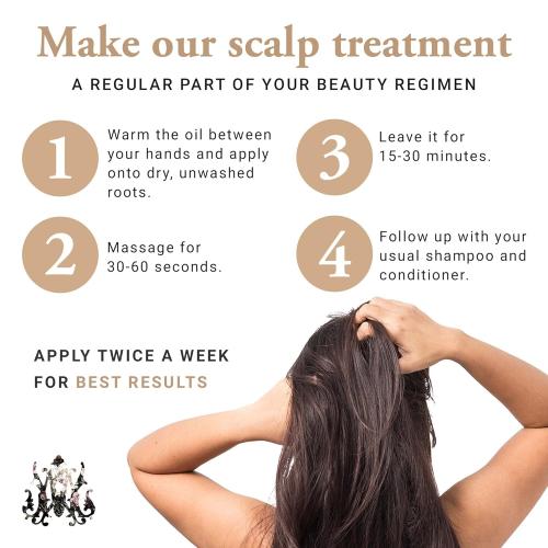 Neverfall (50ml) | Revitalizing Scalp Oil With Green Tea and Argan Oil for Hair Regrowth | Pre-Shampoo Haircare to Help Reduce Hair Loss and Promote Hair Growth for Women and Men