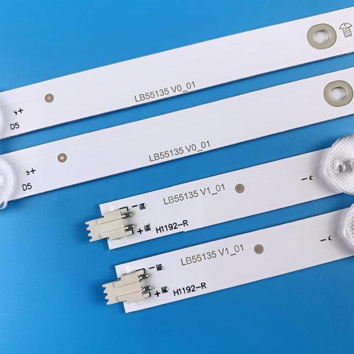 PANMILED 10 Pieces LED Backlight Strips for 55'' TV LB55135 NS-55DF710NA19 LBM550M0501-PJ-4(L) 55UN70006LA