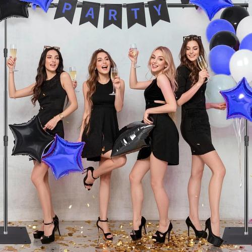Heavy Backdrop Stand Kit, 10x8 ft(WxH) Adjustable Photographic Background Stand Support System Kit, Suitable for Professional Photography, Wedding, Family Celebration, Party, Birthday
