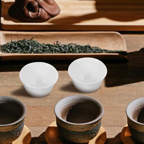 48Pack ....Chinese Mini Teacups, 48pcs Traditional Tea Tasting Serving Cup, Mini Kungfu Tea Bowl for Chinese Ceremony Teaware