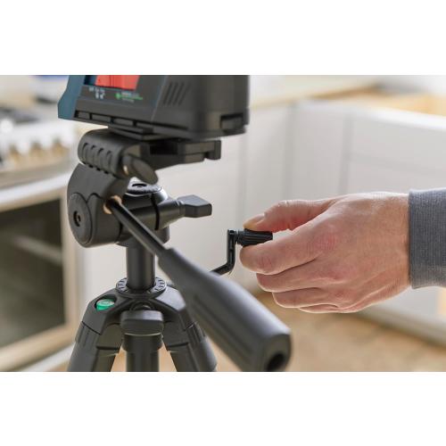 BOSCH BT 150 Compact Tripod with Extendable Height for Use with Line Lasers, Point Lasers, and Laser Distance Measures