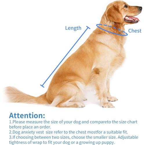 MCHY Dog Anxiety Vest, Anxiety Relief for Dogs, Dog Calming Coat (Rose M)