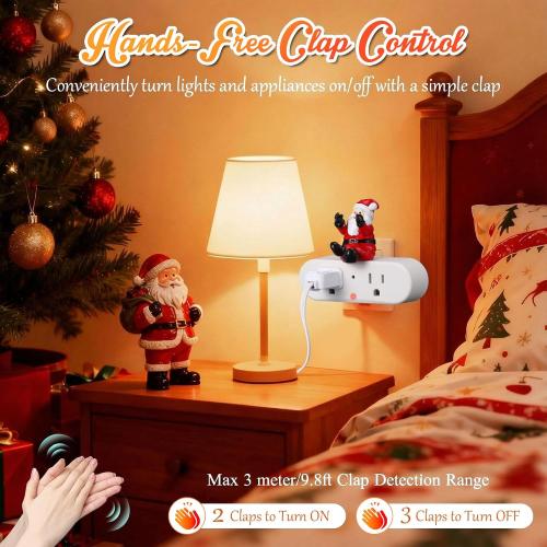 Kingdder Clapping Light Control Switch Clap On/Off Sound Activated Switch