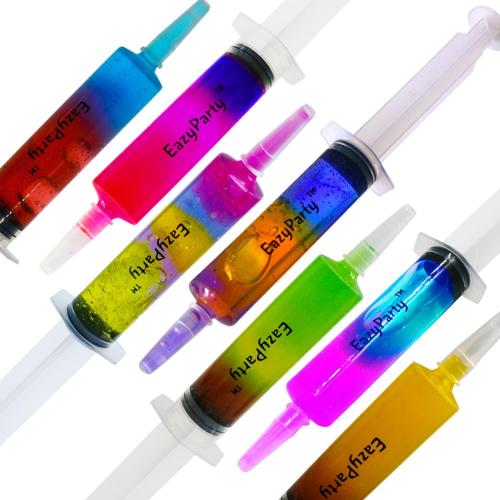 Multipurpose Measuring Syringes with 5 Extra Caps, 50 Pack Reusable 2oz Syringe, and Cleaning Brush - Great for Various Applications