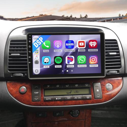 Roinvou 2 64G Radio for Toyota Camry 1997-2003 Android 13 Car Stereo Wireless Carplay, 9 inch Touch Screen for Camry Android Auto Bluetooth GPS WiFi FM RDS Mirror Link 26UI   Backup Camera