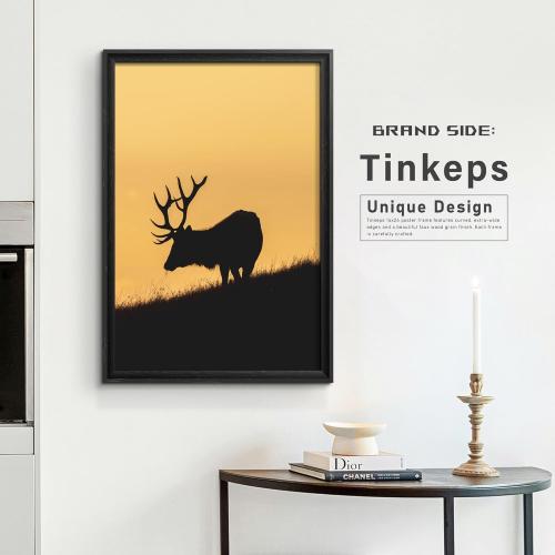 20×30 Frame Black, Hang Horizontally or Vertically, Perfect 20x30 Poster Frame for Photos, Posters & Artwork