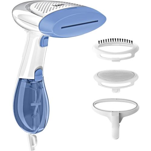 Conair Handheld Garment Steamer for Clothes, ExtremeSteam 1200W, Portable Handheld Design,White/Blue