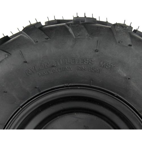 16x8-7 ATV Wheels, 3 lug 16x8-7 Tubeless Tires for Kazuma Quad ATV Go Kart UTV 125cc 150cc Off Road Tyres 3 Holes Rim set of 2