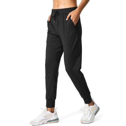 Size L SANTINY Women's Joggers Pants Pockets Drawstring Running Sweatpants for Women Lounge Workout Jogging