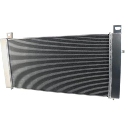 CoolingCare All Aluminum Double Oilcooler 3 Row Radiator for 1999-2011 Chevy Silverado, GMC Sierra 1500 2500 Series V8 Engine (19 x 40 OVERALL)
