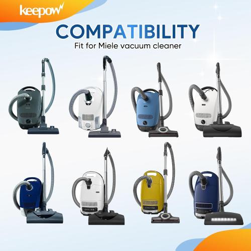 KEEPOW 285-3 Vacuum Attachments Brush Head Compatible with Miele Compact Canister C1 Combination, Classic Smooth Floor Brush | Compact Canister C1 Combination, Classic Smooth Floor Brush