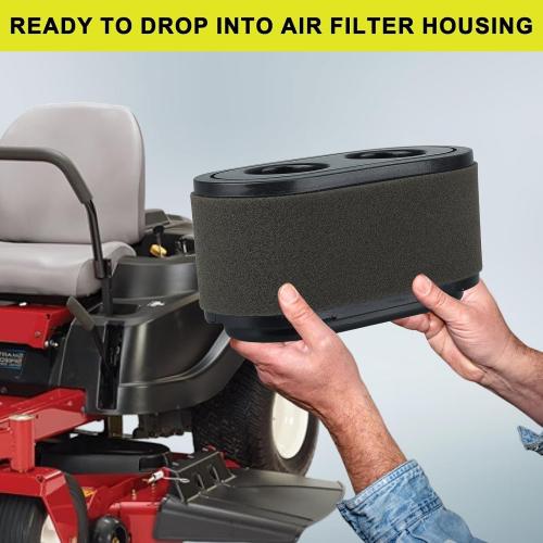 136-7806 127-9252 Air Filter Maintenance Kit for Toro Timecutter | Fits SS5000 SW5000 Riding Mower Toro 50 42 TimeCutter SS SW SWX with V-Twin Engine