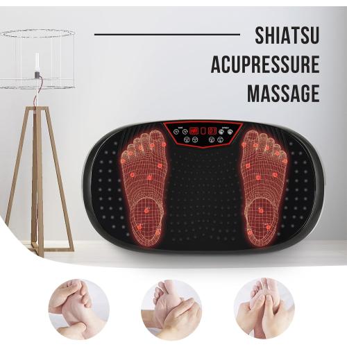 EILISON FitMaxx 3D XL Vibration Plate Exercise Machine - Whole Body Workout Vibration Platform w/Loop Bands - Lymphatic Drainage Machine for Weight Loss, Shaping, Recovery