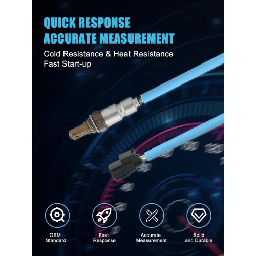 250-25059 350-35065 O2 Oxygen Sensor 2PCS Upstream (3.0L 3.5L 3.7L) for Honda Accord Crosstour Odyssey Pilot Ridgeline 2008-2020,for Acura MDX RLX RDX RL TL TLX TSX ZDX 2009-2020