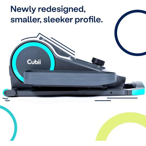 Cubii GO Aqua - Compact Whisper Quiet Under Desk Elliptical with LCD Monitor, Adjustable Resistance, Portable Design with Telescopic Handle & Wheels - missing screw