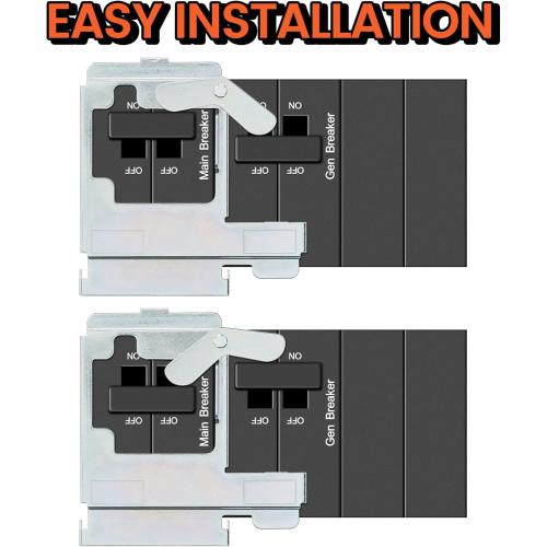 Haoguo Generator Standby Power Mechanical Interlock, Compatible with Siemens ECSBPK02 Generator, SPSS Corrosion-resistant Material(2pc)