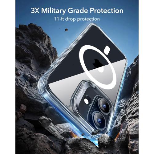 ESR for iPhone 17 Case, Camera Control, Compatible with MagSafe, Shockproof Military-Grade Protection, Magnetic Phone Case for iPhone 17, Classic Hybrid Case, Clear
