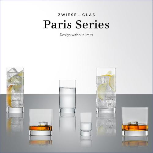 ZWIESEL GLAS Paris Whiskey Glass 13.5 Ounce (Set of 6), Bar Tumbler for Whiskey, Dishwasher-Safe Tritan Crystal Glasses, Made in Germany
