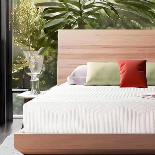 Twin Mattress Medium Firm 8 Inch Memory Foam Colchones Bed in a Box Cooling Gel Green Tea Twin Size Mattress with Breathable Soft Fabric Cover CertiPUR-US Pressure Relief