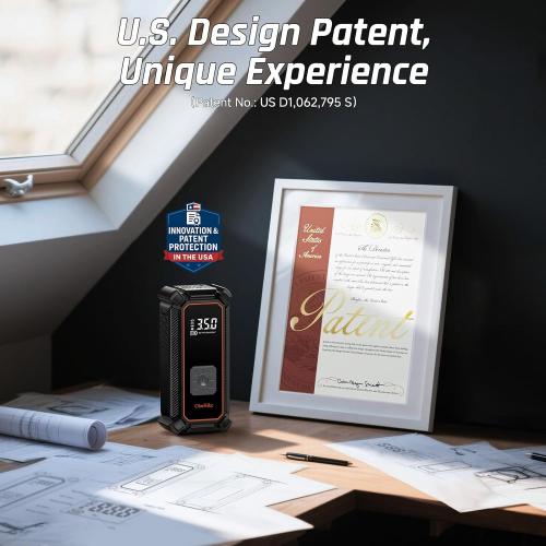 OlarHike Cordless Tire Inflator Portable Air Compressor, 150PSI Dual Power - 5400 mAh & 12V DC, Air Pump for Car Tires, Bike, Motorcycle, Bicycle, Electric Pump with LED Light & Digital Pressure Gauge