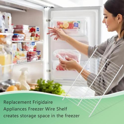 240358008 Refrigerator Freezer Full Width Shelf Fits for Crosley Frigidaire freezer shelf Replacement Refrigerator 240358005 240358002 3016195 PS8769003 AP5803890 Freezer Shelf BLRT86TEB4 CFHT1826LP0