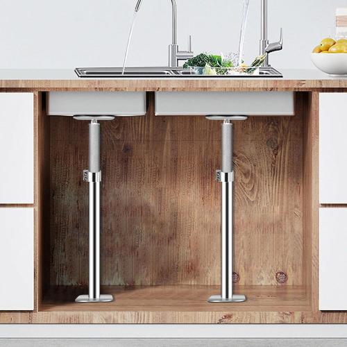 Undermount Sink Brackets.Undermount Sink Support,Undermount Sink Repair Kit, Adjustable Support PolKitchen Sink Brackets