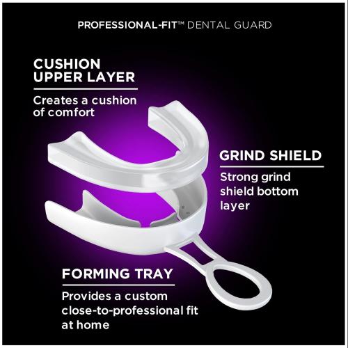 DenTek Teeth Grinding Night Guards - Ultimate and Professional-Fit, 1 Count Each
