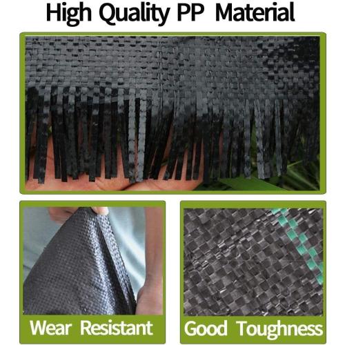 Landscape Fabric 4ft X 30ft Weed Barrier Landscape Fabric Heavy Duty Premium 3.2oz Garden Fabric Weed Barrier Weed Block Gardening Mat,Woven Geotextile Fabric Ground Cover Weed Barrier