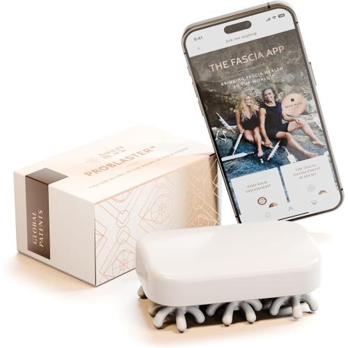 FasciaBlaster The ProBlaster Handheld by Ashley Black. Scientifcally Proven MyoFascial Tools. Gentle Massage with Effective Results. Releive Full Body Tension and Anti-Cellulite