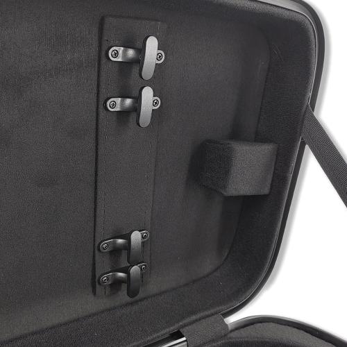 16 inch Viola Case Durable Carbon Fiber Composite Oblong Viola Box fit For 15-17inch Adjustable, Viola case Lightweight, 2.5 kg