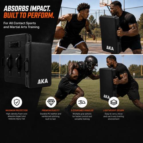 Blocking Shield Pad/Stick for Football Tackling, Basketball Defense & Martial Arts