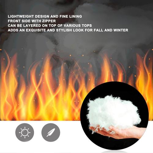 Heated Vest, 3 Temperature Levels, Black Electric Heating Vest for Walking Muscle Pain Relief