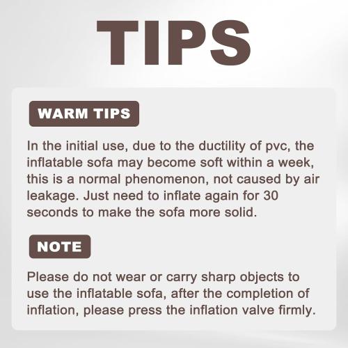 Full Size Air Mattress for Inflatable Portable Blow Up Mattress Sofa Bed with Flocked top-Double Air Couch for Tent Camping()