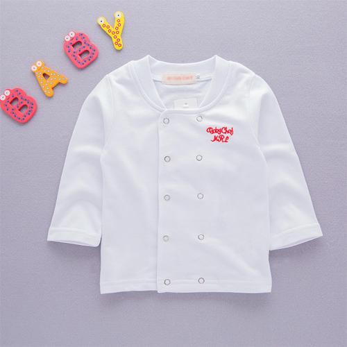 Size 6-9months FANCYINN Toddler Baby Chef Costume Halloween Party Outfit Hat Long Sleeve Buttons Down Top and Checkered Pants 2Pcs