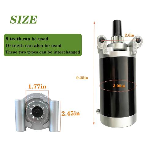 Kohler Starter 7000 Series Mowers for KT715 KT725 KT730 KT735 KT740 KT745 Courage Twin SV710 SV715 SV720 SV730 SV735 SV740 SV810 SV820 SV830 SV840 3209801 3209803 3209804 3209808 12V 20-27 HP