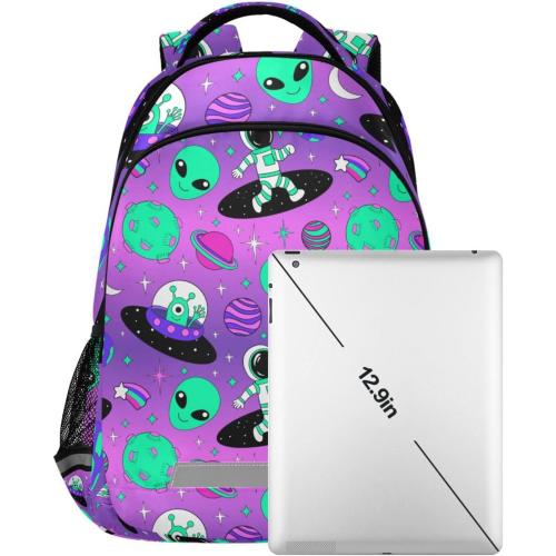 Cute Astronauts Alien Space Backpacks for Girls Boys
